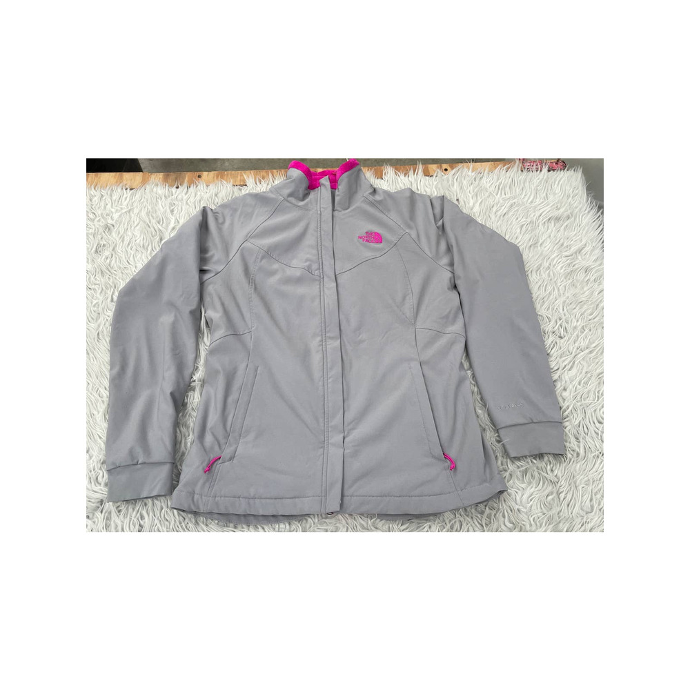 The North Face Ruby Raschel Jacket Apex Soft Shell Silken Fleece Lined Sz L